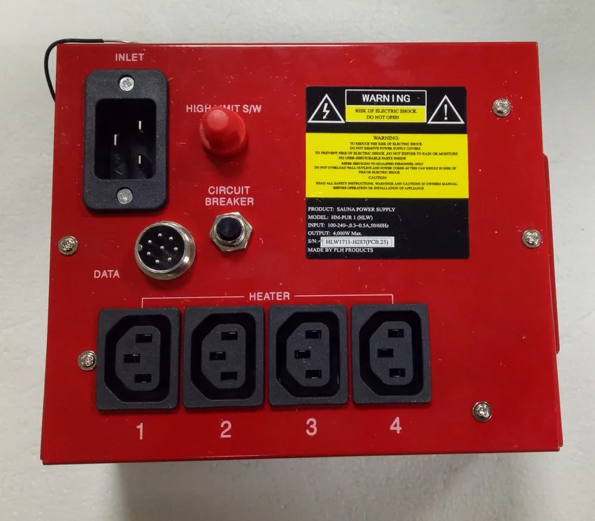 infrared sauna controller Red box-blue 1003