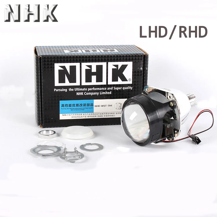 NHK 7.0 H1 Mini proyector HID bi-xenón lente LHD RhD auto actualizar luces