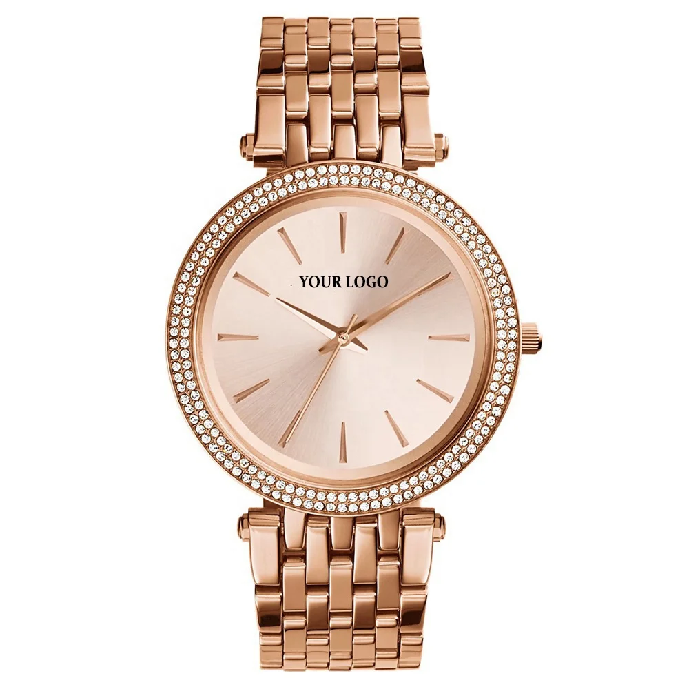 2019 Richports 40mm big dial luxury alloy ladies watch OEM Rose gold fashion watch stainless steel for women, 4 colors
2019 Richports 40mm big dial luxury alloy ladies watch OEM Rose gold fashion watch stainless steel for women, 4 colors