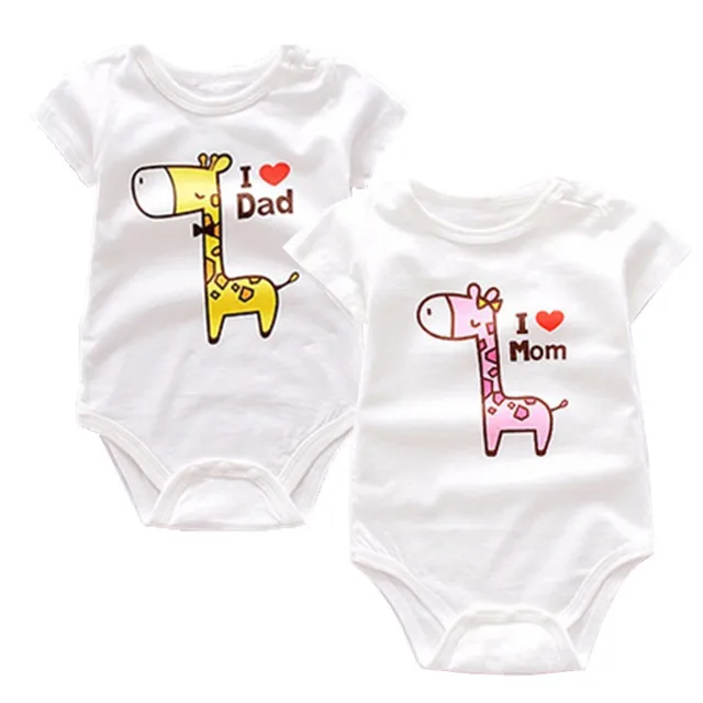 custom 100% cotton newborn clothing baby gift clothes romper set