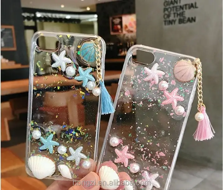 Cute 3D Starfish Shells Pearl Sea Bling Phone Cases for iPhone 7 7 Plus 6 6s Plus Glitter Tassel Soft TPU Clear Back Cover Funda
Cute 3D Starfish Shells Pearl Sea Bling Phone Cases for iPhone 7 7 Plus 6 6s Plus Glitter Tassel Soft TPU Clear Back Cover Funda