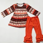 New design kids clothes custom wholesale high quality baby toddler girl clothing set boutique outfit
