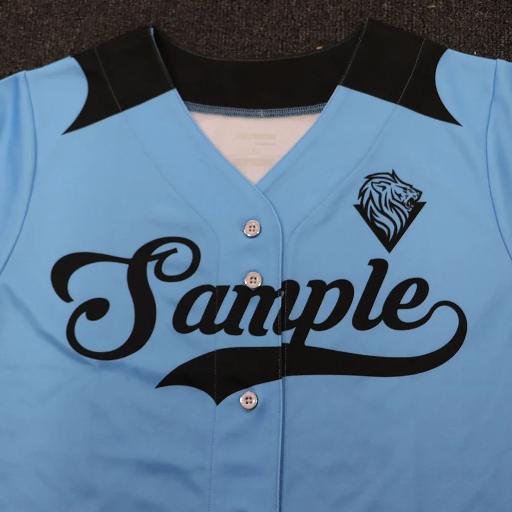 Promotion Wholesale Custom Sewing Pattern Baseball Jersey
