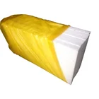 High Quality White Formaldehyde Free Glass Wool Board Fireproof Foam Backed Insulation Ceiling Glass Wool Panel Price
