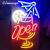 Shanghai manufacturer personalize 12v mini led neon flex light beer open sign