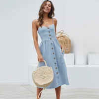 DR055-101182 high quality summer light blue sleeveless backless women maxi dress boho in Puerto Rico
DR055-101182 high quality summer light blue sleeveless backless women maxi dress boho in Puerto Rico