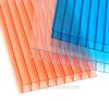 general application twin wall polycarbonate hollow sheet with UV protection 10years guarantee 4mm~12mm