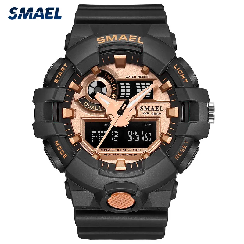 smael 1642 sport watch waterproof, Black;red;blue;white;gray
smael 1642 sport watch waterproof, Black;red;blue;white;gray