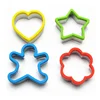 Custom Biscuit Baking Mold Heart Gingerbread Christmas Star Shape Stainless Steel Cookie Cutter Set