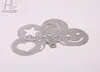 2016 new design stainless steel latte coffee art /decorating stencil /coffe tools