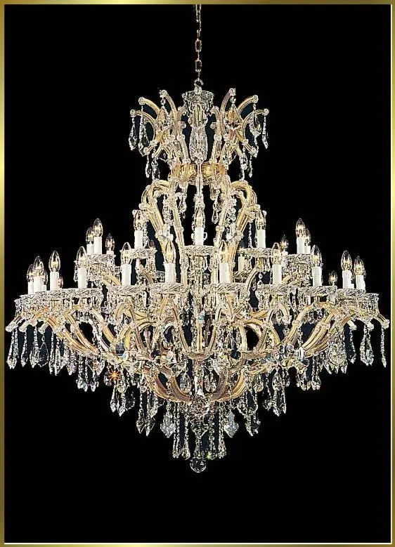 candelabros de cristal-Candelabros y lámparas colgantes-Identificación