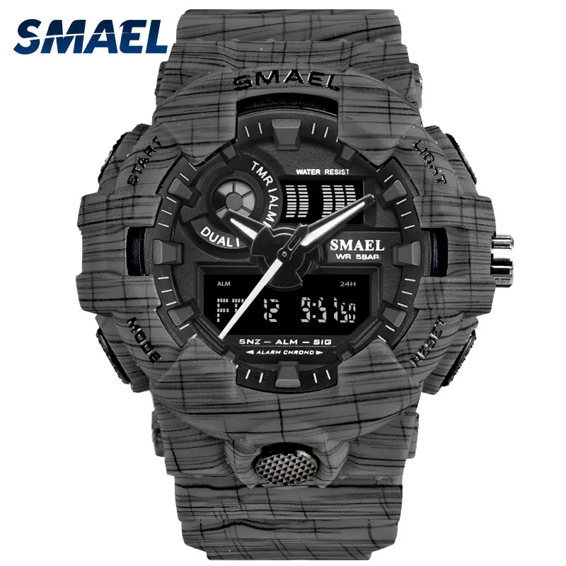 New arrival 2018 Military Camouflage Watch fasion Men's sport watch waterproof Male digital clock relojes
New arrival 2018 Military Camouflage Watch fasion Men's sport watch waterproof Male digital clock relojes