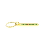 key ring casting logo custom gold metal keyring
