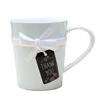 New Arrival 3D Bowknot Style Ceramic cup Beautiful Creative Moring Mug Milk Coffee Tea Porcelain Mugs for Girls