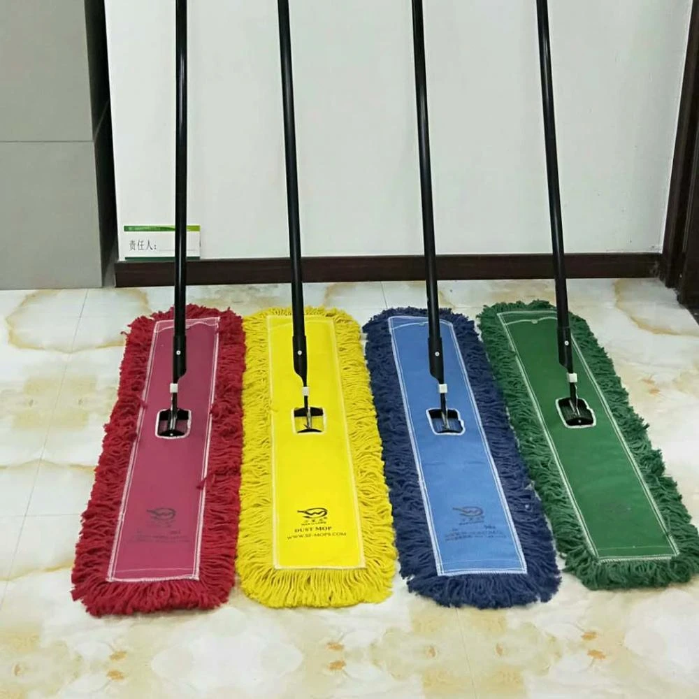 Industrial cheap flat recycled cotton dust mop with iron handle, Customized color
Industrial cheap flat recycled cotton dust mop with iron handle, Customized color