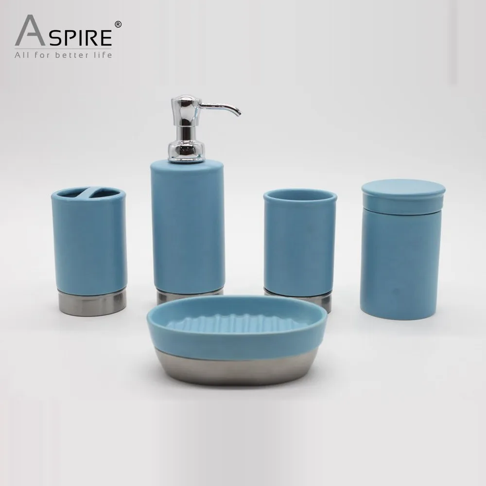 classical ceramic wholesale gift bath set