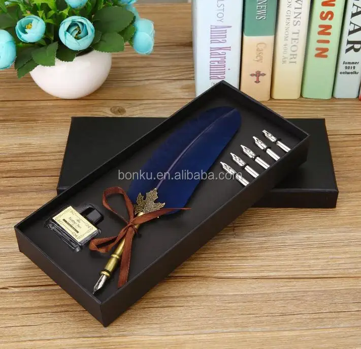 owl feather dip pen, owl feather dip pen suppliers and