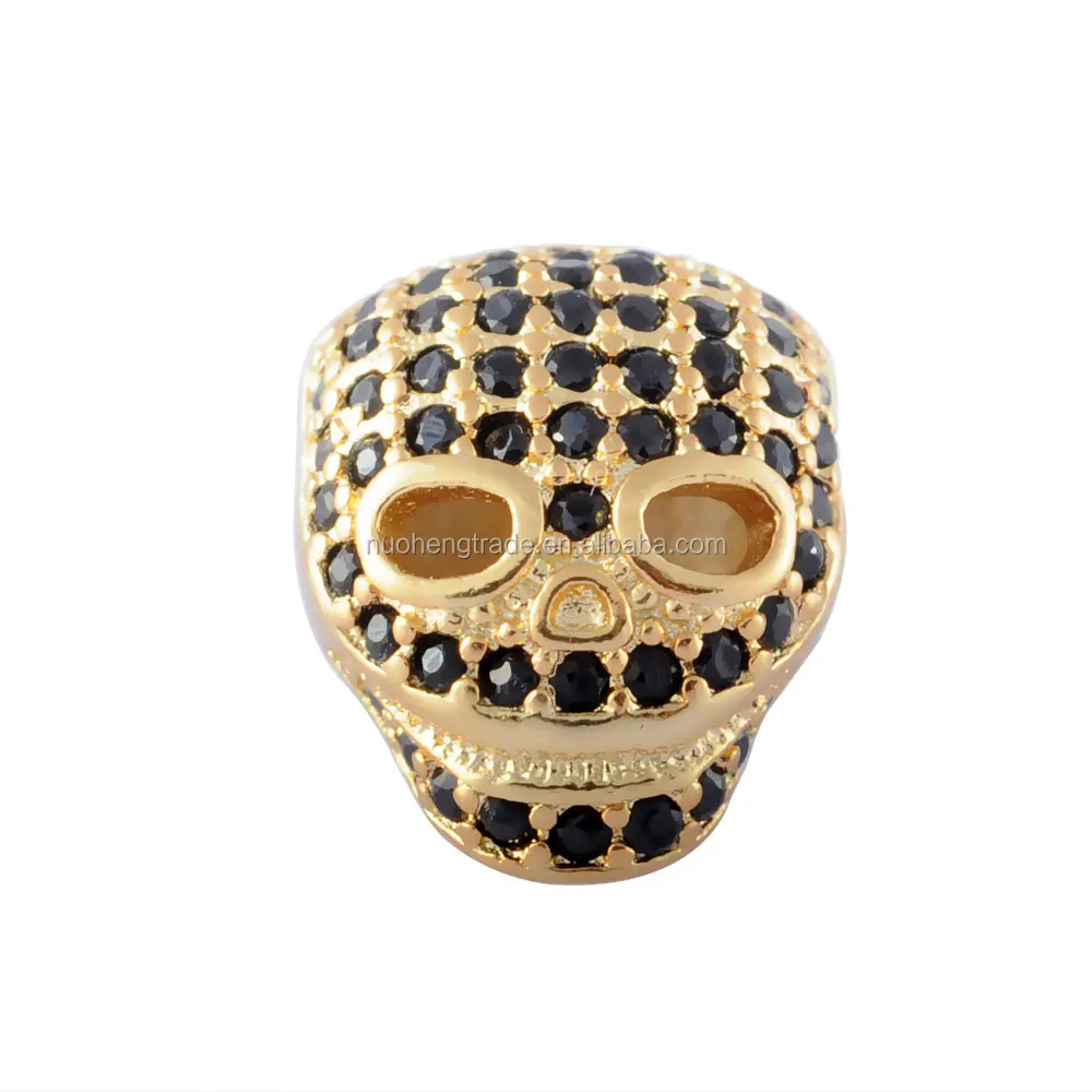 Wholesale RReady Stock Wholesale CZ Skull Head Micro Pave Zicon Spacer Beads Charm for Bracelet, Gold/rose gold/black
Wholesale RReady Stock Wholesale CZ Skull Head Micro Pave Zicon Spacer Beads Charm for Bracelet, Gold/rose gold/black