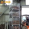 Warehouse galvanized storage stackable metal steel heavy duty folding wire cage with forklift guards