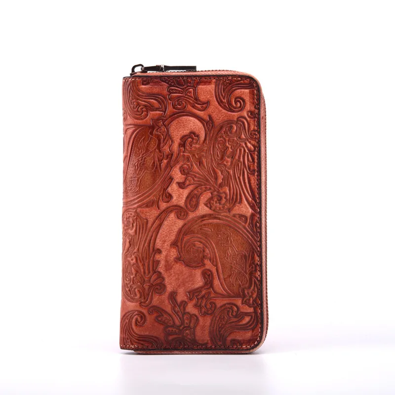 Embossed Designer Genuine Leather Zipper Closure Ladies Clutch Purse Vintage Cowskin Card Holder Coin Pocket Long Wallet
Embossed Designer Genuine Leather Zipper Closure Ladies Clutch Purse Vintage Cowskin Card Holder Coin Pocket Long Wallet