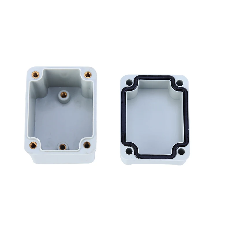 Plastic waterproof junction enclosure 65x50x55mm ABS PC junction box for IP67 with plastic screws