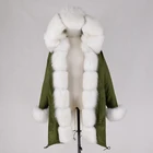 New design jackets women 2017 winter parka real fur parka with big fox fur hood trimming