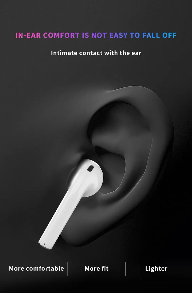 i100 Tws Waterproof Sensor Tap Touch control Casque Bluetooth 5.0 Wireless Earphone Support Wireless Charging - ANKUX.COM