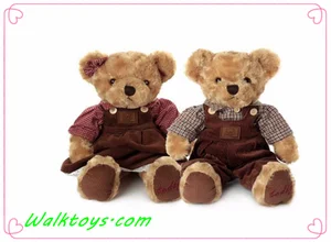 2017 35cm valentine gift plush couple teddy bear for sale