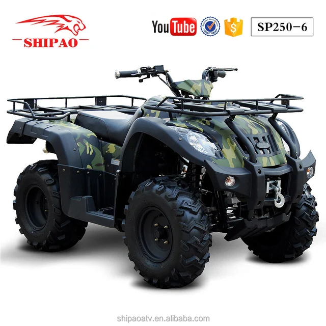 SP250-6 4 wheeler atv 250cc for adults plus wanda atv tires