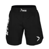Black custom logo jiu jitsu fight shorts mma short grappling shorts