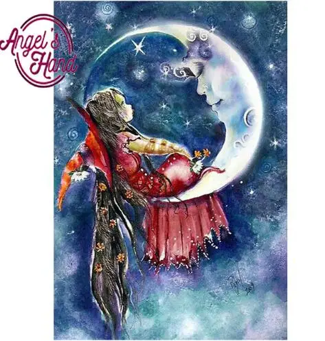 ANGEL'S HAND DIY round diamond embroidery full diamond painting cross stitch Witch Moon Star crystal round diamond sets
ANGEL'S HAND DIY round diamond embroidery full diamond painting cross stitch Witch Moon Star crystal round diamond sets