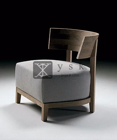 American Solid Walnut Wood Leisure Chair