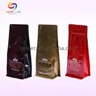 BRC Standard side gusset coffee bags plastic pouch roasted coffee beans packaging