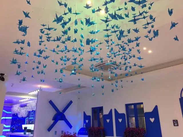 Origami Paper Birds With String Wedding Flowers Decorations Buy