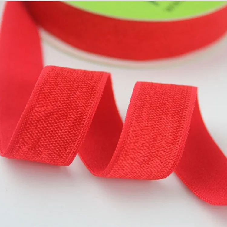 5 8 Red Flat Elastic Ribbon Buy Decorative Elastic Ribbon Satin