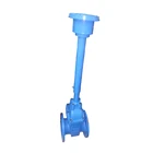 Resilient seated Buried Gate valve with extension spindle and surface box