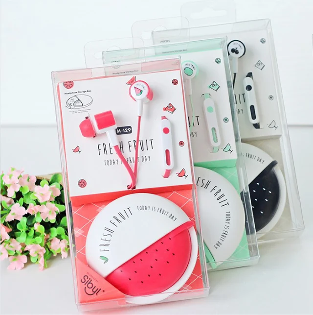 summer Cute Fruit Candy Color Earphones Universal 3.5mm In-Ear Headphone with Microphone & Storage Box earbuds
summer Cute Fruit Candy Color Earphones Universal 3.5mm In-Ear Headphone with Microphone & Storage Box earbuds