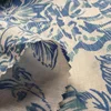wholesale low price 100% linen printed fabrics with woven technics for cloth