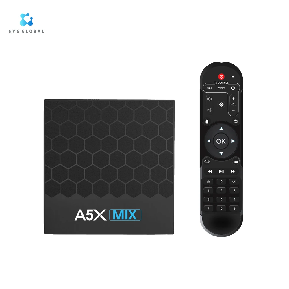 Android 9.0 RK3318 Smart TV BOX 2.4G/5G WiFi Rockchip Quad Core Set Top Box Google Store Player, Black
Android 9.0 RK3318 Smart TV BOX 2.4G/5G WiFi Rockchip Quad Core Set Top Box Google Store Player, Black