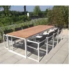 Outdoor dining table teak wood top 1629