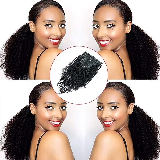 100% Remy human hair clip in extension,human hair extension clip,kinky curly human hair clip in hair extension for black women
100% Remy human hair clip in extension,human hair extension clip,kinky curly human hair clip in hair extension for black women