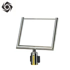 Metal Sign Holder For Pole Stand Stanchion