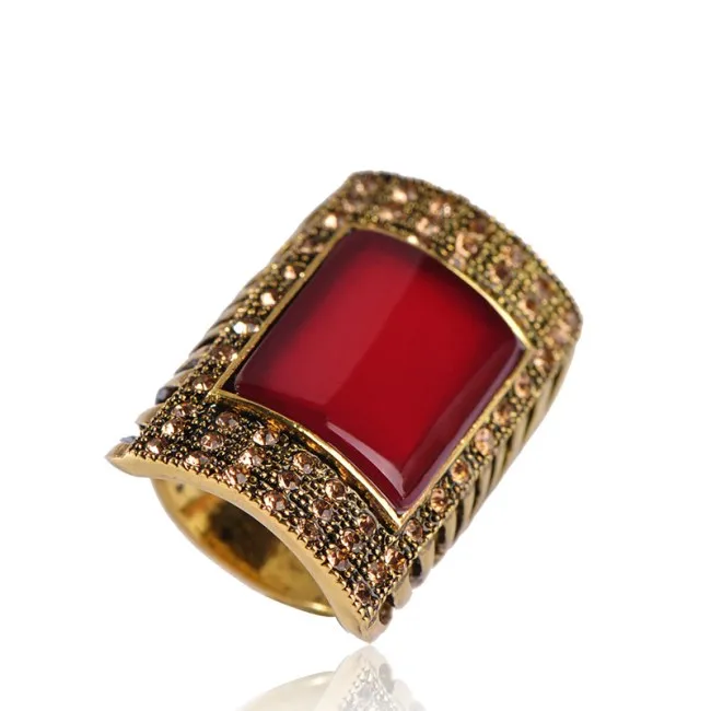 Wholesale Special Turkish Jewelry Big Resin Ring Vintage Square Women Men Brand Retro Rhinestone Rings, Red;blue;green
Wholesale Special Turkish Jewelry Big Resin Ring Vintage Square Women Men Brand Retro Rhinestone Rings, Red;blue;green