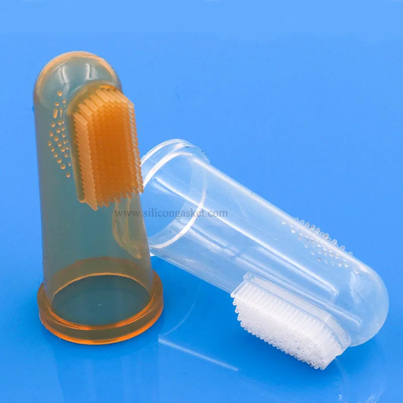 FDA Approved Reusable Silicone Finger Toothbrush for Infant/ Kids, Brown/ transparent
FDA Approved Reusable Silicone Finger Toothbrush for Infant/ Kids, Brown/ transparent