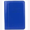 wholesale manufactures pu leather bible cover with zipper