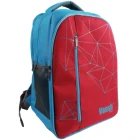 2019 new design polyester compartment sports school travel backpack with side pocket