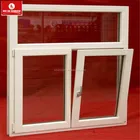 pvc tilt&turn window with double glass