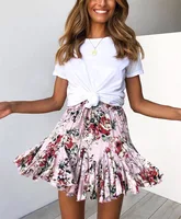 Wholesale Boho Style Print Short Skirt Women High Waist Ruffled Mini Skirts CLX 101090
Wholesale Boho Style Print Short Skirt Women High Waist Ruffled Mini Skirts CLX 101090