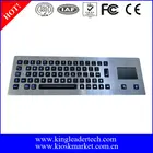 IP65 64keys led backlight keyboard with touchpad