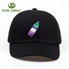 Custom Cartoon Cotton Baseball Cap With Embroidered Bottle Sport Hat